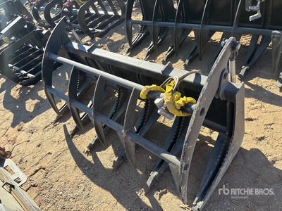 All-Star 68 In E-Series Skid Steer Root Rake