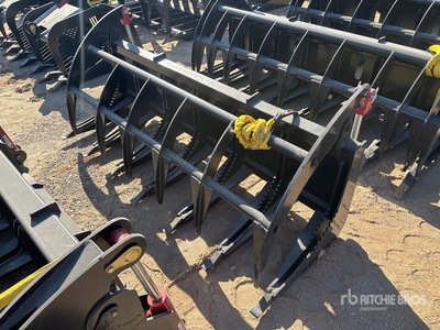 All-Star 78 In E-Series Skid Steer Root Rake