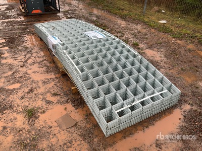 Quantity of (40) 11.8 ft x 3.6 ft Galvanized Wire Mesh Sheet (Unused)