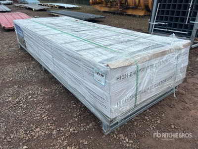 Quantity of 35 in x 4.3 in High End Solid Hardwood Flooring (Unused)