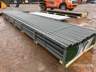 Quantity of (68) 20 ft x 2.48 in Grey UPVC Rigid Non-Metallic Conduit (Unused)