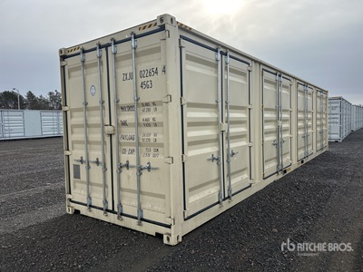 2025 40 ft High Cube Multi-Door Storage Container