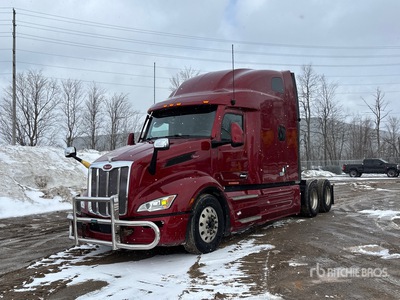 2023 Peterbilt 579 6x4 تراكتور شاحنة كابينة النوم (ثنائية المحور)