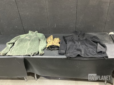 (2) Cold Weather Shirts, (25) Cold Weather Jackets & Assorted Items