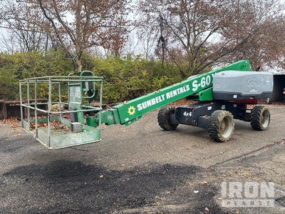 2016 Genie S-60 X 4WD Diesel Telescopic Boom Lift