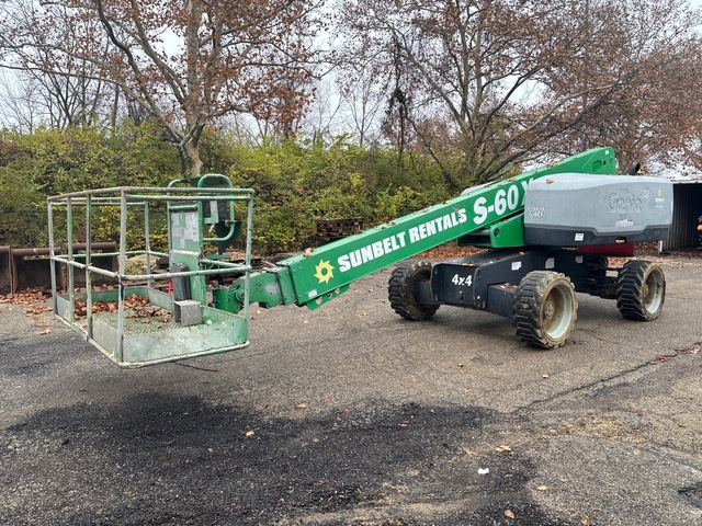 2016 Genie S-60 X 4WD Diesel Telescopic Boom Lift