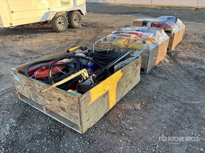 Quantity of (3) Crates of Shop Supplies Varios. Industrial