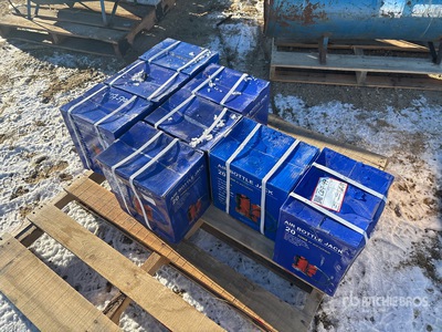 Quantity of (8) 20 ton Bottle Jack (Unused)