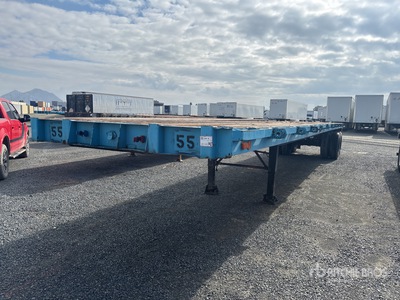 1982 Loadcraft 48 ft T/A Flatbed Trailer