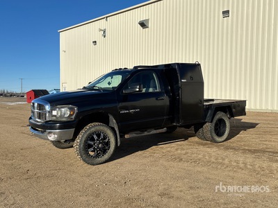 2006 Dodge 3500 4x4 Flatbed Truck