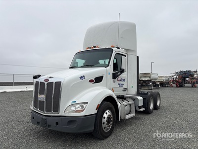 2020 Peterbilt 579 6x2 Missing rear drive axle T/A Day Cab Truck Tractor