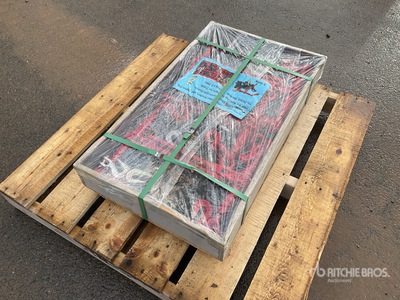 Quantity of (5) Heavy Duty 7000 lb Ratchet Load Binders And Chains (Unused)