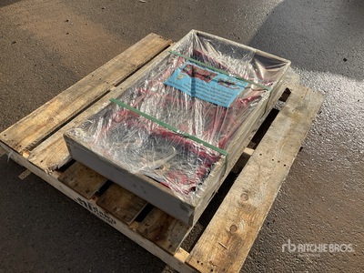 Quantity of (5) Heavy Duty 7000 lb Ratchet Load Binders And Chains (Unused)