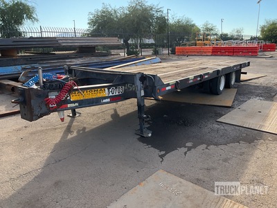 2008 Interstate 40DLA 40000 lb 24 ft T/A Pintle pull Equipment Trailer