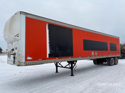 1990 Wabash 48 ft x 102 in T/A Gesloten aanhangwagen