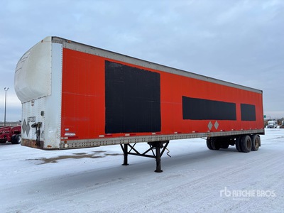 1990 Wabash 48 ft x 102 in T/A Gesloten aanhangwagen