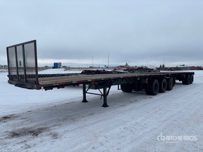 2010 Lode King 32 ft Super B-Train Lead Flatbed Trailer