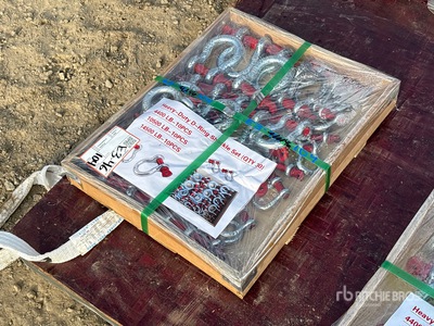 Quantity of (30) Heavy Duty D-Ring Grillete (Unused)