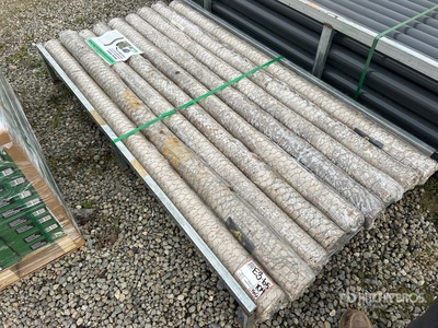 Quantity of (9) 6 ft x 100 ft Rustproof Galvanized Iron Wire Mesh (Unused)