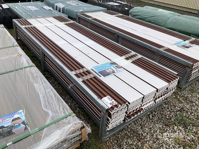 Quantity of (100) 94.5" x 6" x 0.67" WPC Wood Wall Panels Divers Autres