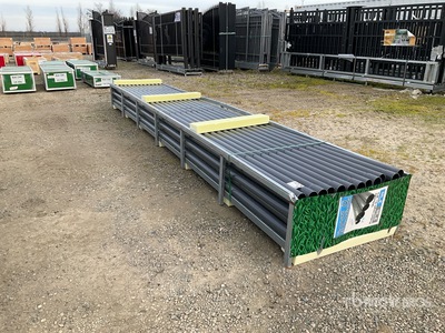 Quantity of (58) 10 ft x 3 in Grey UPVC Rigid Non-Metallic Conduit (Unused)