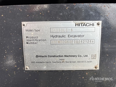 2022 Hitachi ZX350LC-6 Koparka gąsienicowa