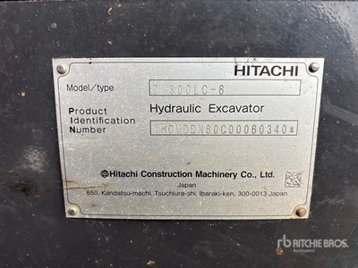 2022 Hitachi ZX300LC-6 Tracked Excavator