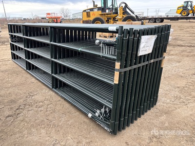 Quantity of (24) 2025 BYT RG16 16 ft Steel Ranch Livestock Gate (Unused)