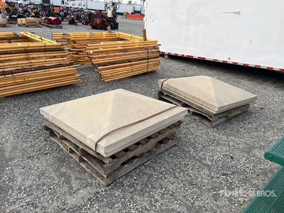 Quantity of (2) 50 in x 50 in Precast Pilaster Caps