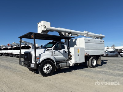 2016 Altec LR756 56 ft on 2017 Ford F-750 Super Duty XL 4x2 Forestry Bucket Truck