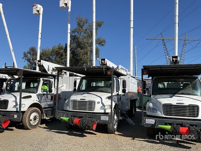 2016 Altec LR758 58 ft on 2016 Freightliner M2 106 4x2 Forestry Camion à godets
