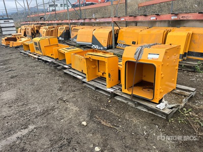 Quantity of (7) Pallets of Hyundai Excavator Battery Boxes