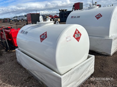2025 AM Tank 500 gal Skid Mounted Steel Kraftstofftank (Unused)