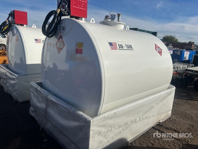 2025 AM Tank AM-TANK1000 1050 gal Skid Mounted Steel Diesel Fuel Tank (Unused)