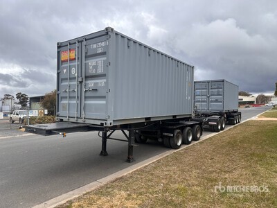 2014 SOUTHERN CROSS Tri/A Road Train Combination Container aanhangwagen