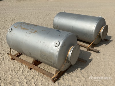 Quantity of (2) Cat Exhaust Muffler (Unused) - Fits Cat 3412 Gen Sets