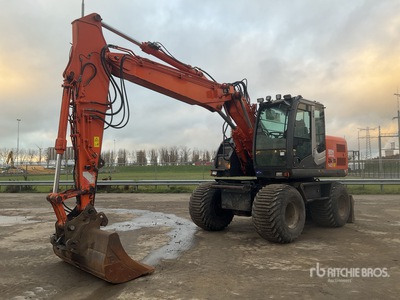 2010 Hitachi ZX140W-3 Wheel Excavator