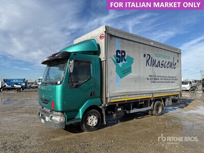 2004 Renault Midlum 4x2 Curtain Side Truck