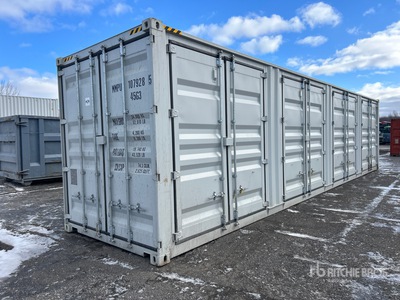 2025 40 ft High Cube Multi-Door Storage Container