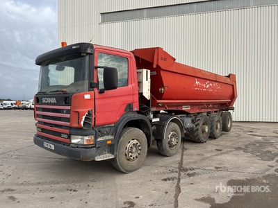 Scania 114C 380 8x4 Camion Benne 4-Achs Kipper-Lkw