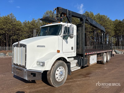 Hiab 235K-2 2800 kg Articulated Boom on 2000 Kenworth T800 6x4 Camión Grúa