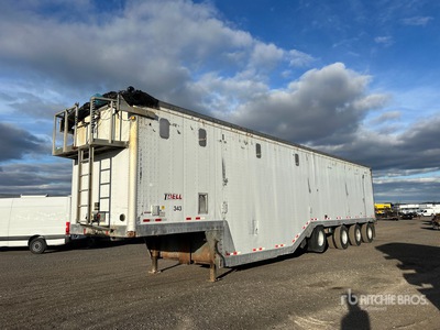 2014 Manac 53 ft x 102 in Quad/A Drop Frame Open-Top Hackschnitzel Trailer