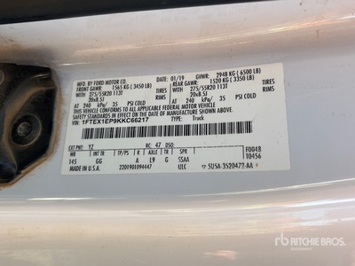 2019 Ford F-150 4x4 Extended Cab Pickup