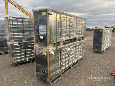 Quantity of (2) 2025 Steelman 10 ft 18-Drawer Workbench (Unused)