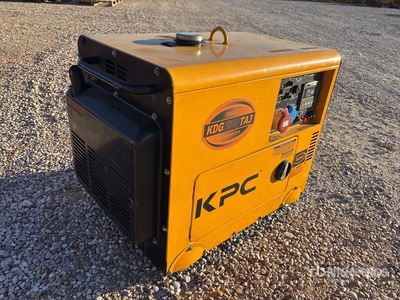 2021 KPC KDG7500 TA3 Portable Generator Set