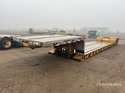 2013 Trail King TK54AMG T/A Double Drop Removable Gooseneck Lowboy Trailer