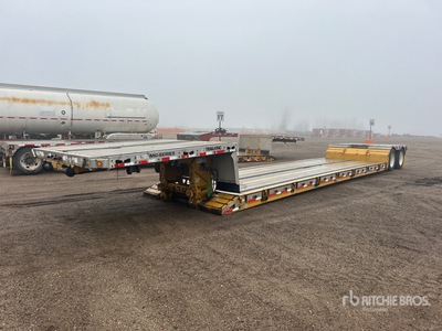 2012 Trail King TK54AMG T/A Double Drop Removable Gooseneck Lowboy Trailer