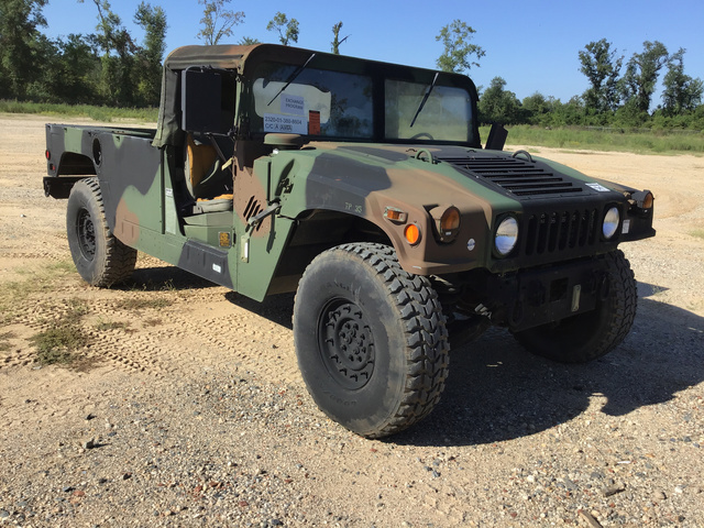 2001 AM General M1097A2 HMMWV 2 Door Soft Top w/Truck Body