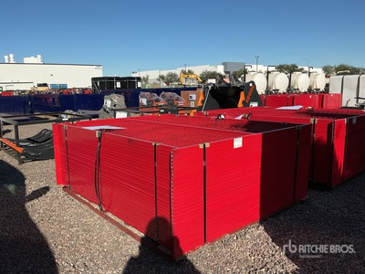 Quantity of (30) Canex 6 ft x 8 ft Powder Coated Clôture de site (Unused)