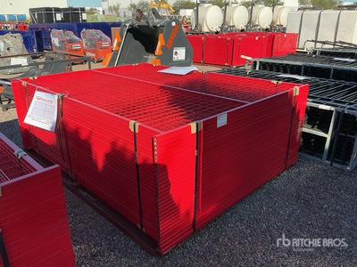 Quantity of (30) Canex 6 ft x 8 ft Powder Coated Clôture de site (Unused)